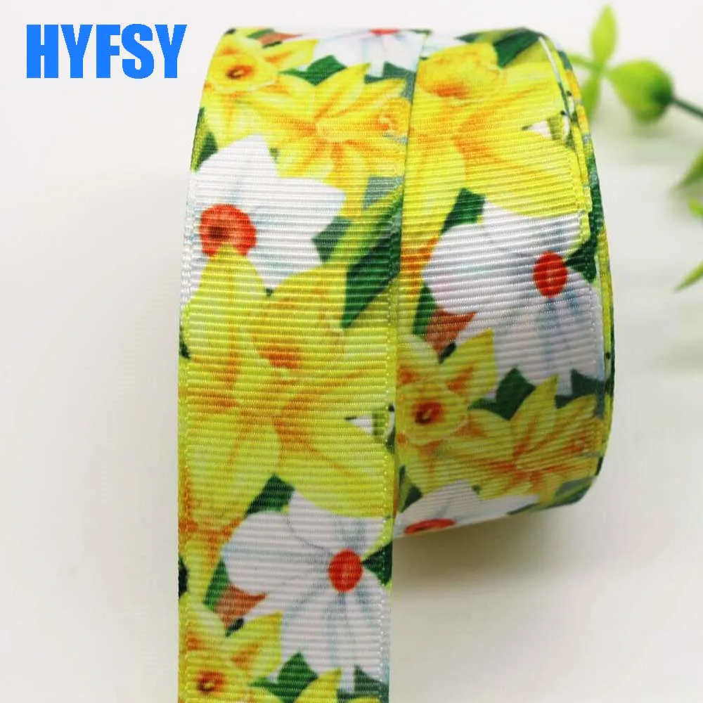 Hyfsy 10051 25 мм большой цветок лента 10 ярдов ручной работы подарочная упаковка сделай