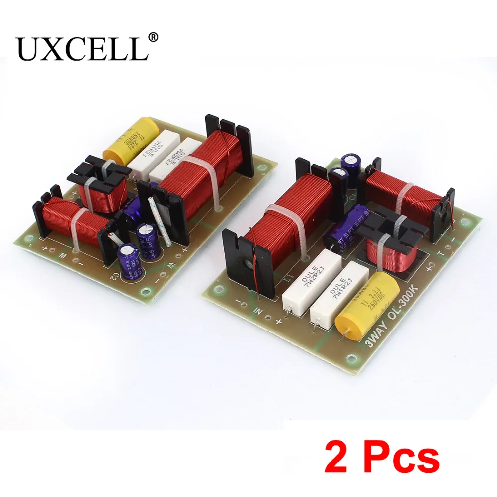 UXCELL 2 шт. 180 Вт HiFi фильтры для кроссовера 3 полосная аудиосистема динамиков|audio