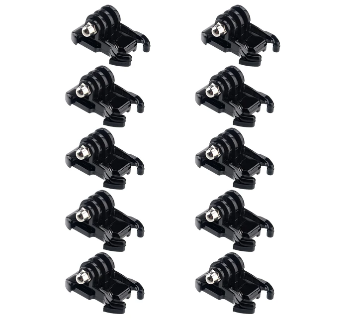 10 шт. быстросъемная Пряжка базовое крепление плоская базовый шлем нагрудный