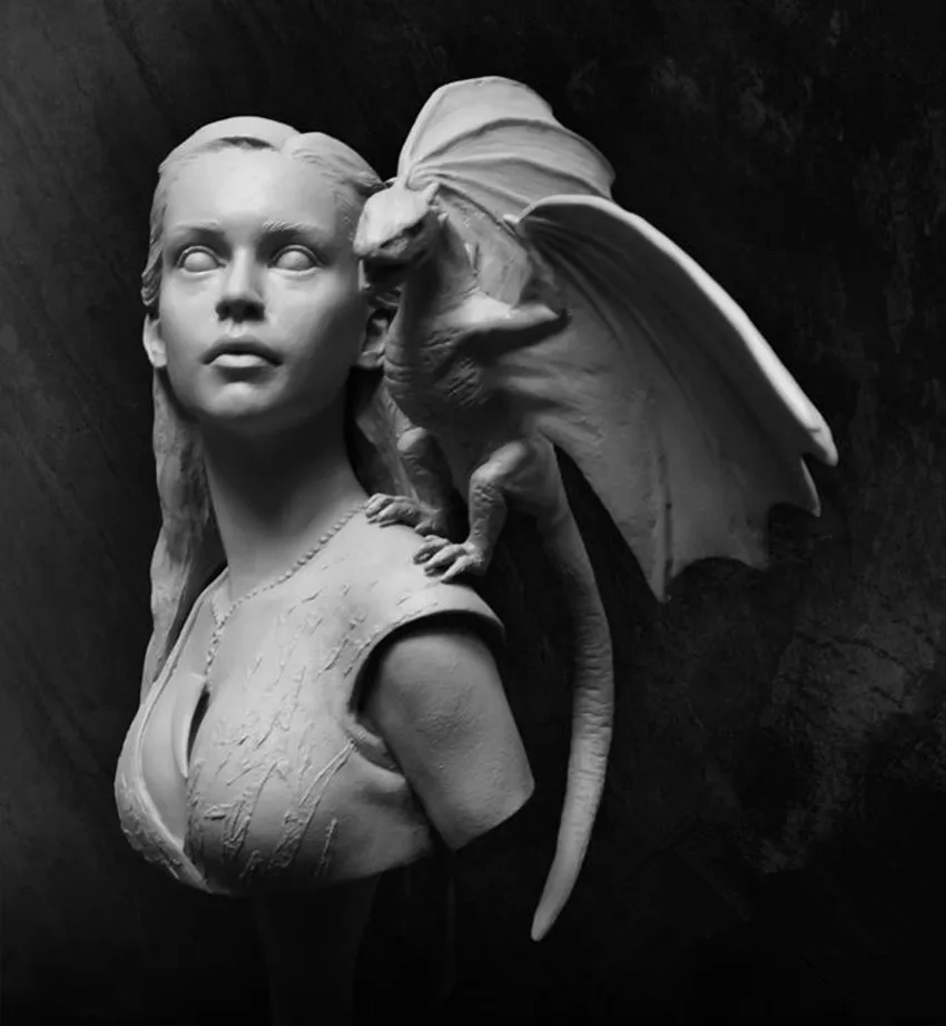 1/10 бюст модельная фигурка из смолы комплект нераскрашенный/BUST003|resin figure models|model