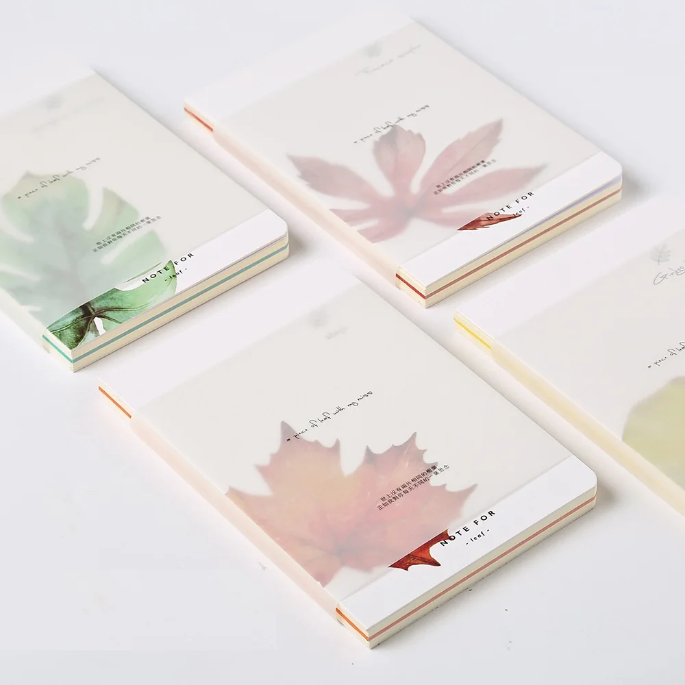 Новый блокнот в виде кленового листа бумажный для набросков дневник рисование