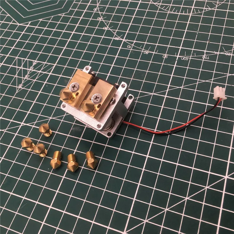 Ultimaker 2+ UM2+ Extended dual Olsson Block Nozzle Hotend Header Head for 1.75mm/3mm filament 3D printer part | Компьютеры и офис
