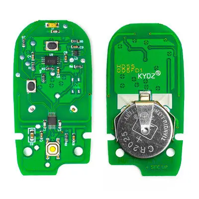 Keyecu 2+ 1 кнопки дистанционного управления брелок 433 МГц для Honda Civic 2001-2005 пилот 2003 2004 2005 2006 2007 NHVWB1U523 NHVWB1U521