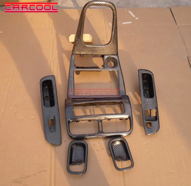 Набор для замены салона автомобиля из углеродного волокна 7 шт. комплект обвес CF