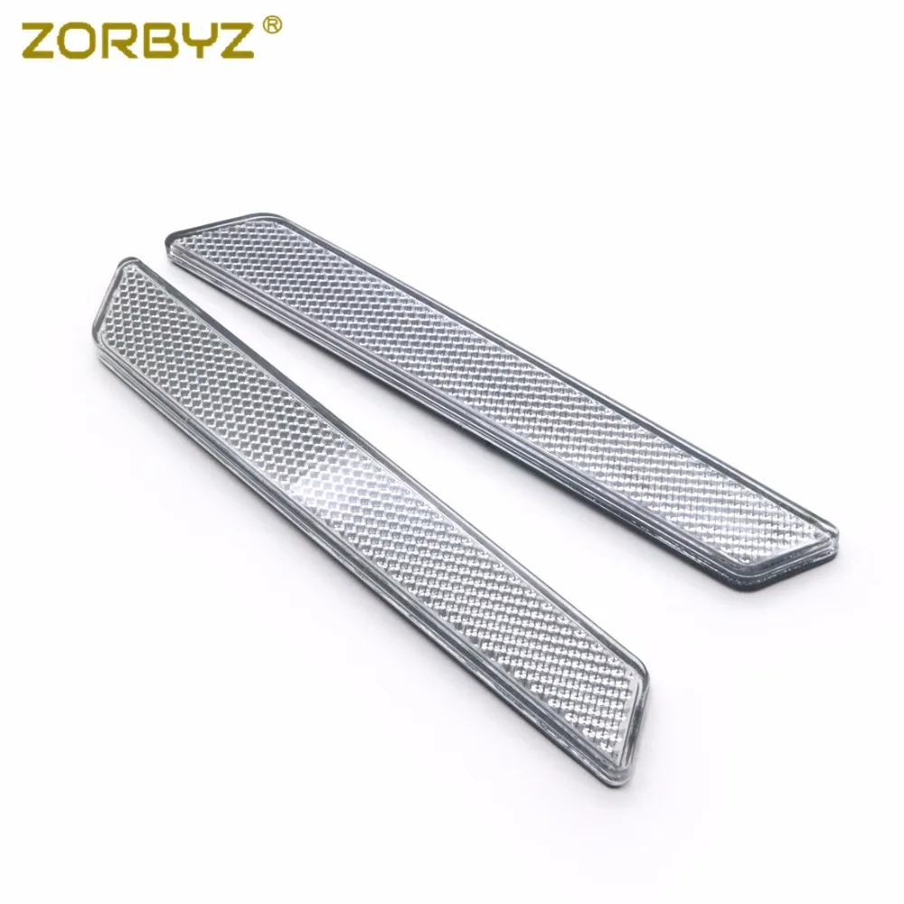 ZORBYZ 1 пара прозрачных отражателей седельная сумка крышки с защелкой для Harley Electra
