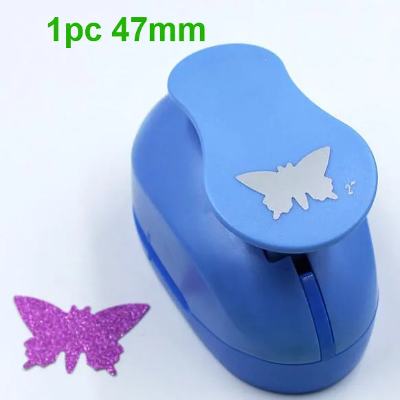 1pc 47mm 5/"-3" Бабочка Ремесло пробойник Дырокол eva пенопластовый перфоратор для детей DIY пенопластовая бумага производитель скрапбукинга перфоратор тиснение устройство - Цвет: 1pc 47mm