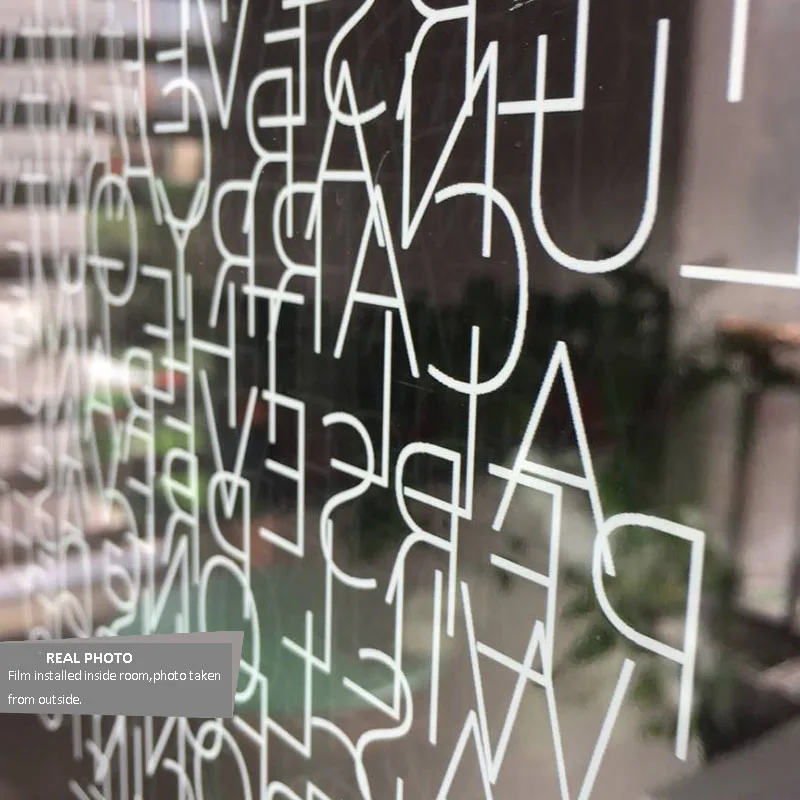 Статическая прозрачная декоративная оконная пленка для дома и офиса стеклянная