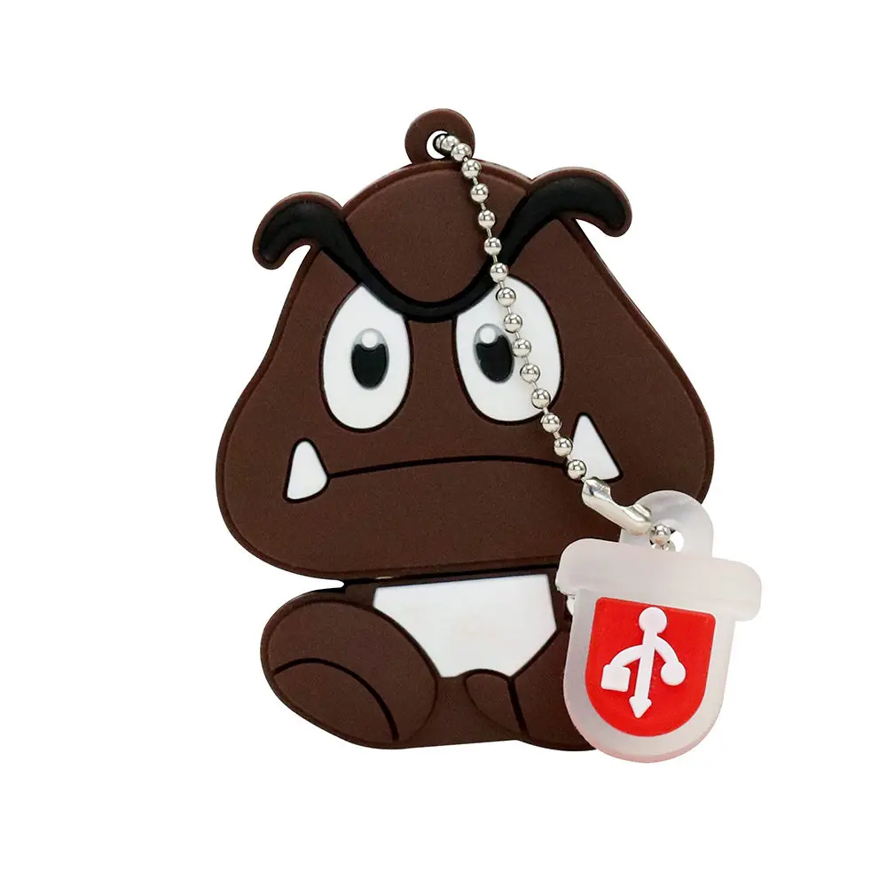 S7 Cle Usb флеш-накопитель 32 ГБ Супер Марио мультфильм Bowser Флешка 128 Гб 64 Гб Забавный Usb флеш-накопитель 16 Гб карта памяти диск 8 ГБ 4 ГБ ручка-накопитель - Цвет: S7