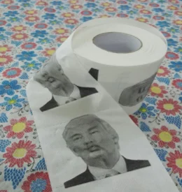 Trump Toilet Paper Трамп ершик для унитаза - Цвет: Trump Toilet Paper
