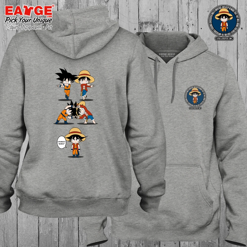 One piece кроссовер One Punch Man крутая уличная одежда Луффи и кофты с капюшоном, посвященные Сайтаме Креативный дизайн женские мужские теплые флисовые толстовки - Цвет: 04-Gray