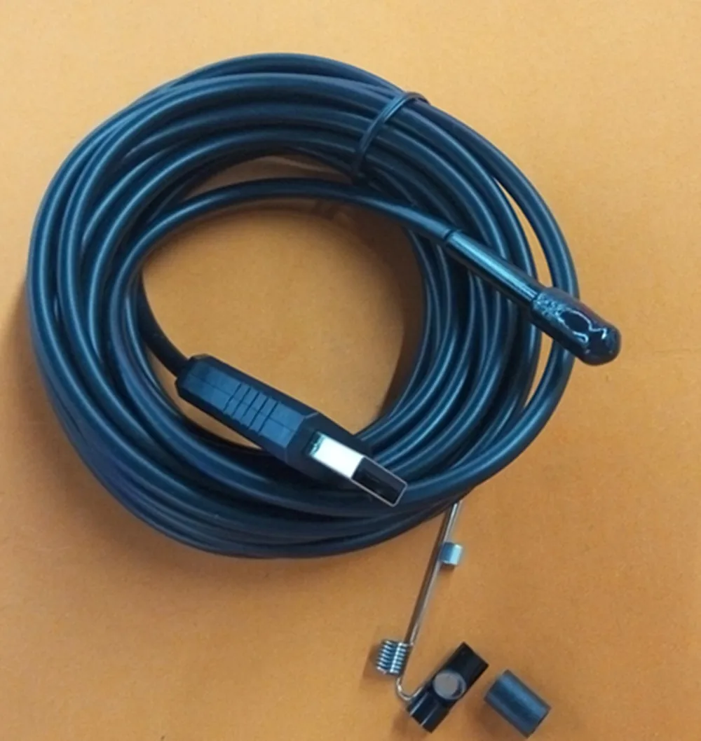 Водонепроницаемая камера-эндоскоп USB 2 м/5 м 7 мм IP66 CMOS бороскоп | Безопасность и