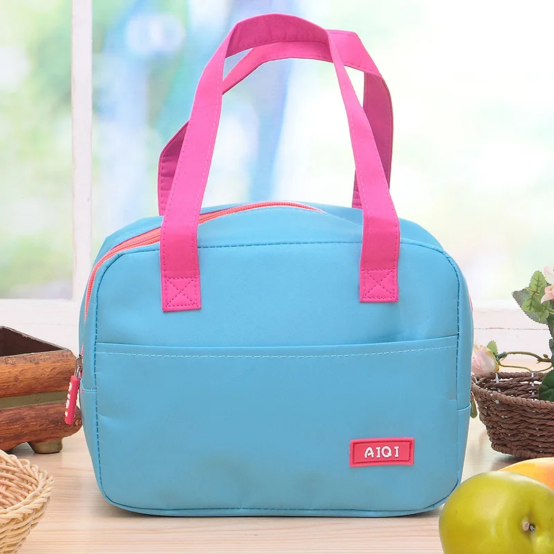 2018 2017 Портативный изолированные холст обед сумка Термальность Еда Пикник сумки