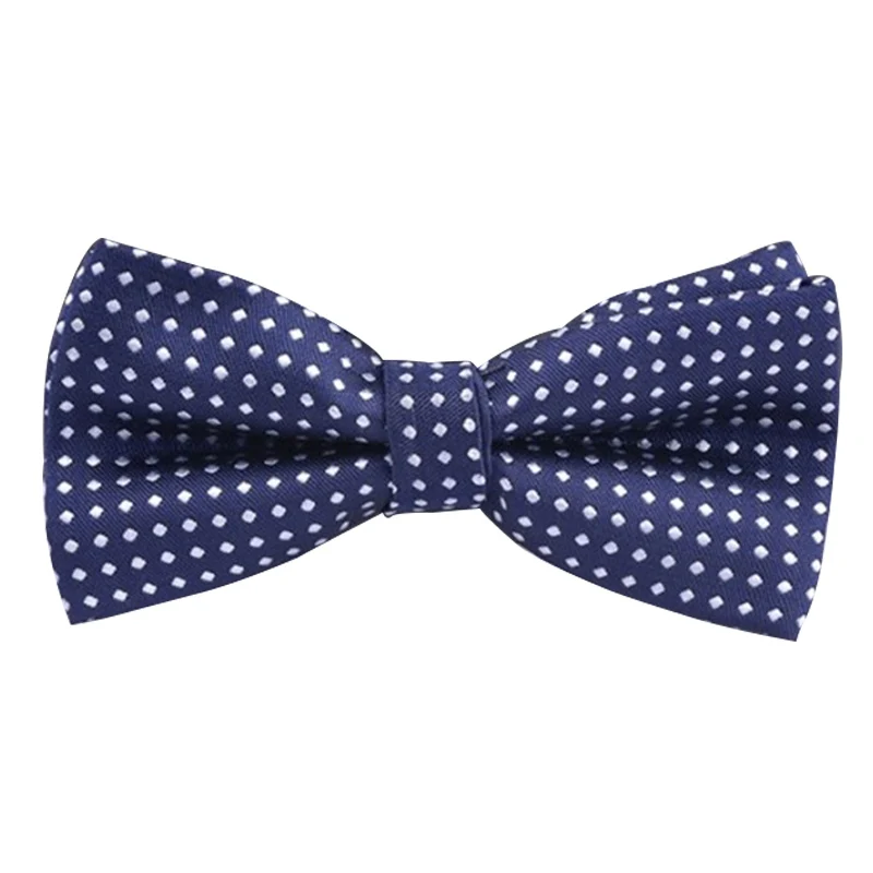 b07 navy blue kid Галстук-бабочка для мужчин, Официальный галстук для мужчин, деловой Свадебный галстук-бабочка для маленьких мальчиков, мужская рубашка в горошек, подарок, TRAA0426 - Цвет: b07 navy blue kid