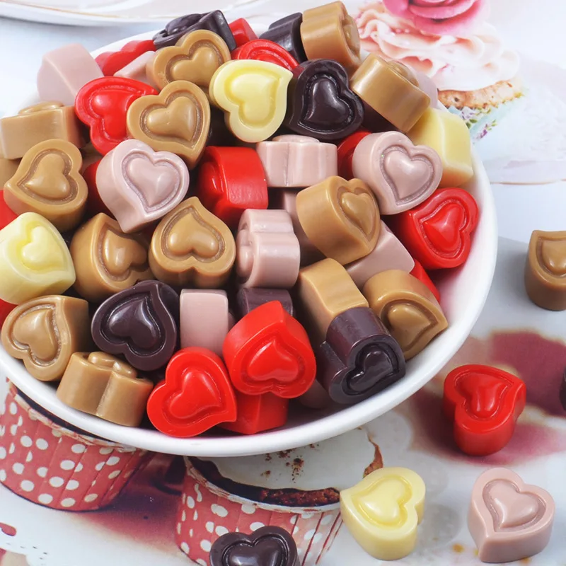 8 шт Имитация шоколада сладости наполнитель для ясной/пушистой коробочка с