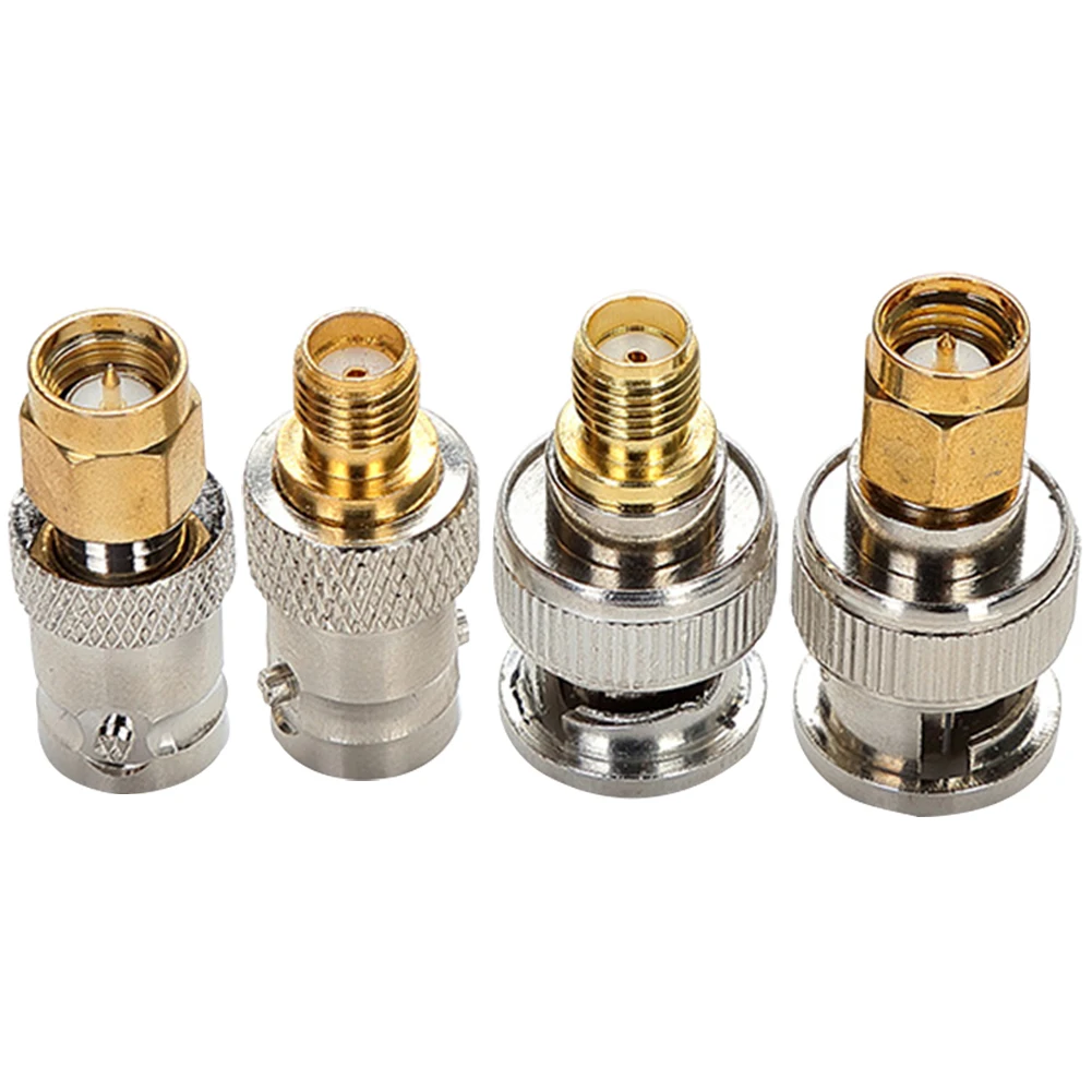 4 шт. для коаксиального кабеля рации аксессуары радио Ручной SMA к BNC двухсторонний