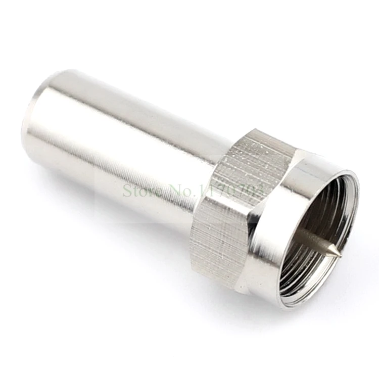 50 шт. радиочастотный коаксиальный F тип 75 Ом резистор для завершения с обратной