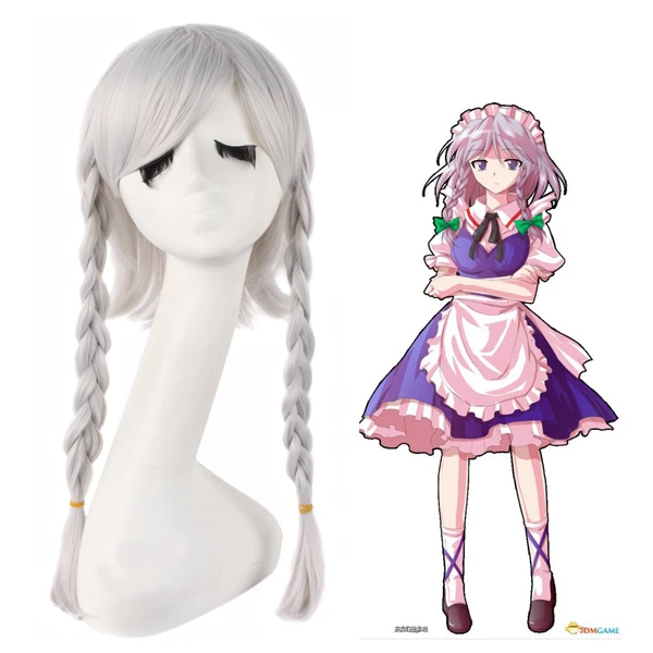 Аниме Проект Косплей головные уборы мода прекрасный Кудрявый Длинный двойной