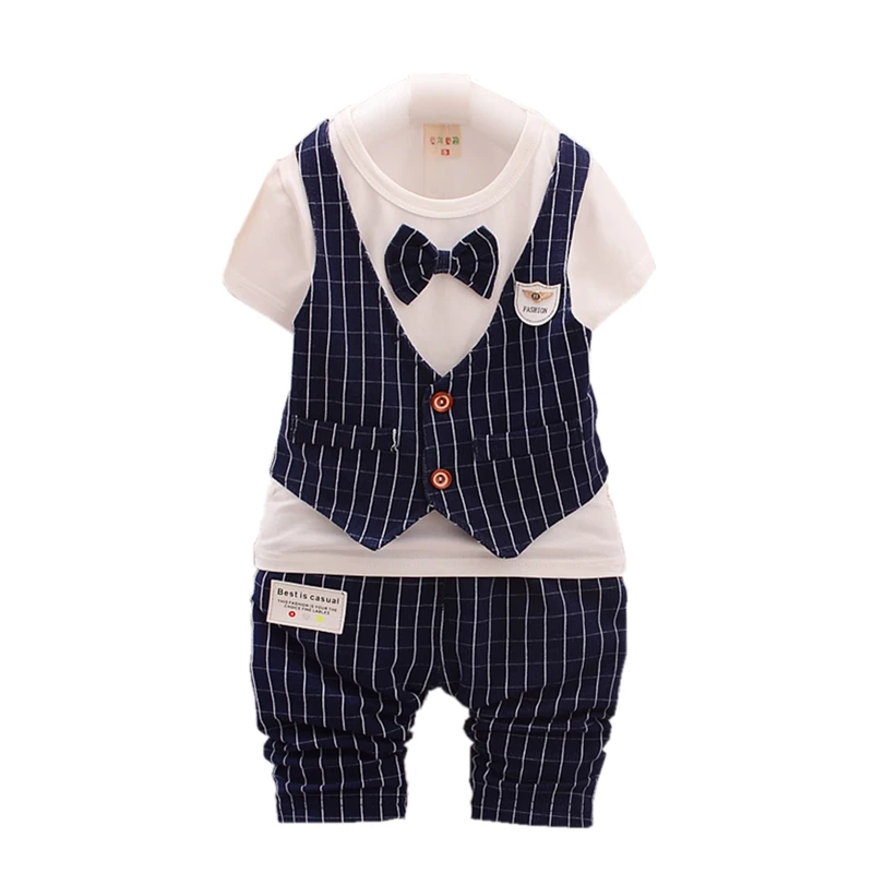 Детская летняя футболка с коротким рукавом штаны 2 шт./компл. |