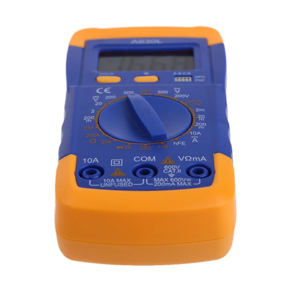 Free shipping digital multimeter AC/DC Ammeter Voltmeter LCD display backlight with protective | Инструменты