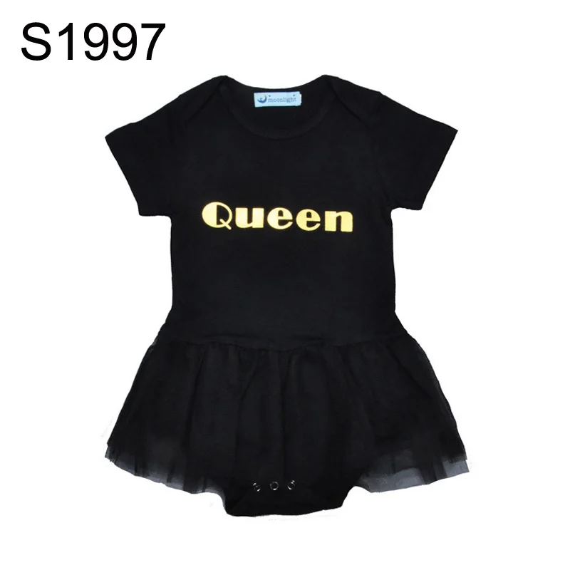 Детские Девочек Комбинезон Черный 2017 Новый Боди Одним Pieces Короткий Рукав Кружева