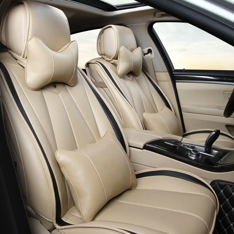 

New Fashion Car Seat Protector Leather Car Seat Organizer Fundas Coche Asiento Universal Cars Accessories