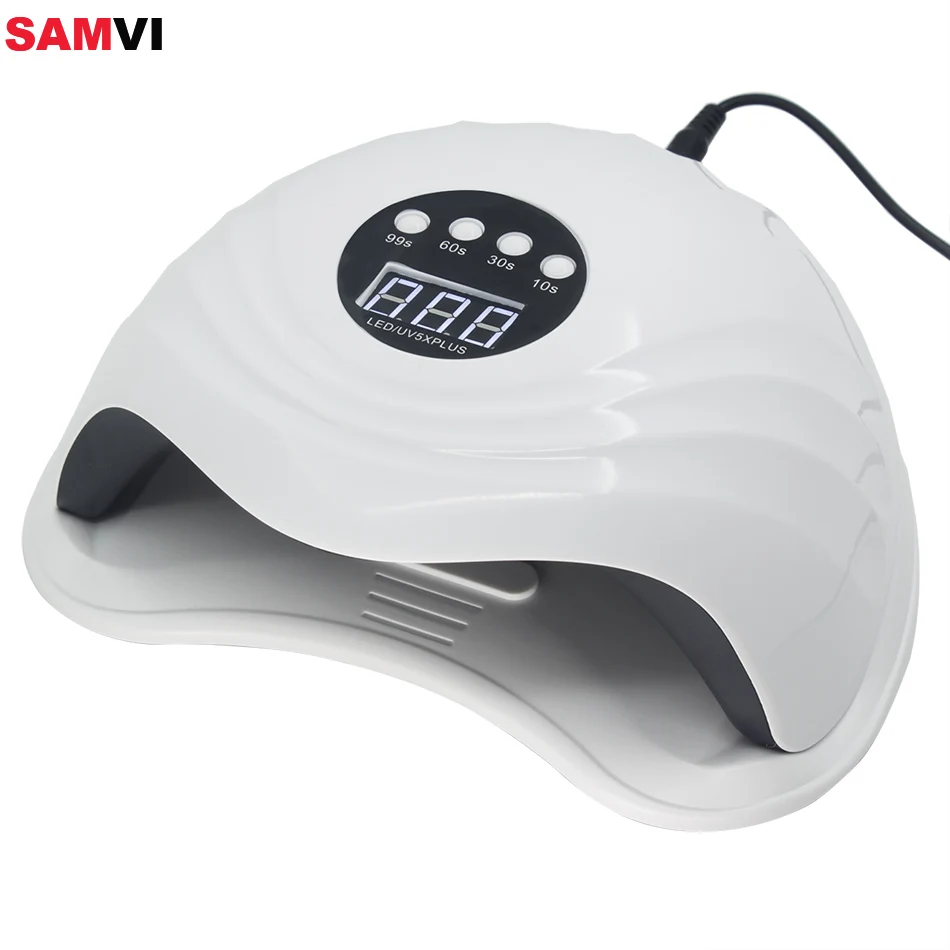 SAMVI SUN 5X Plus 80 Вт УФ-лампа для сушки ногтей Гель-лампа для ногтей быстрая отверждение Гель-лак ледяная лампа для маникюра