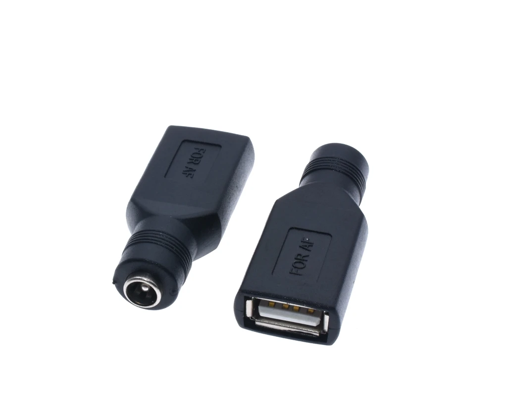 1 шт. 5 5*2 мм гнездовой разъем к USB 2 0 штекер/гнездовой в постоянного тока Штекерный