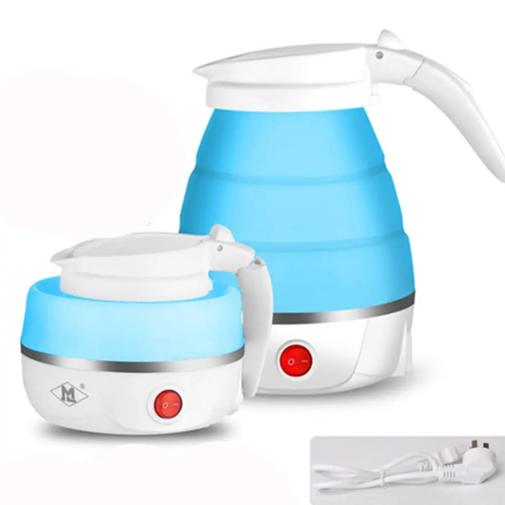 Электрический чайник Силиконовый складной портативный путешествия Кемпинг