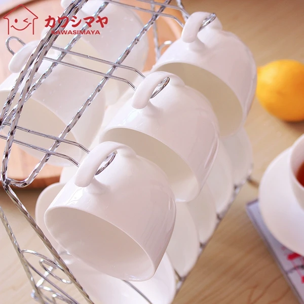 Высококачественные белые керамические фарфоровые декоративные чайные чашки в