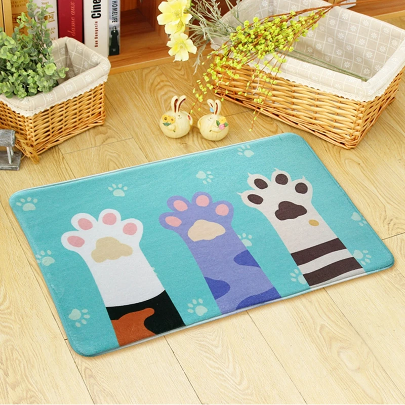 Нескользящие Коврики для домашнего декора с рисунком кота из мультфильма