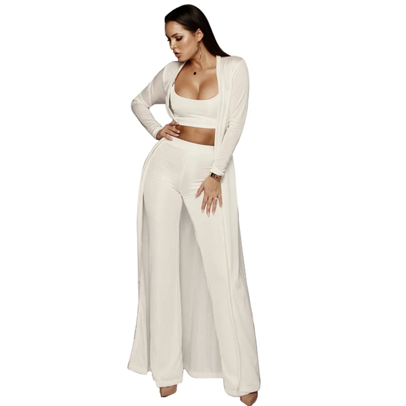 Женский комплект одежды Модный женский Комплект из трех предметов с поясом