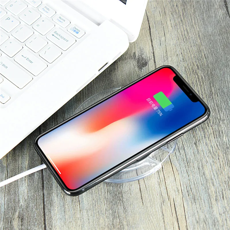 Беспроводное зарядное устройство Qi для Apple iPhone X XR XS MAX безопасное быстрое IPhone 8 Plus