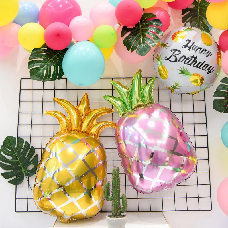 1 шт. воздушные шары из фольги в виде ананаса для летней вечеринки|Воздушные и