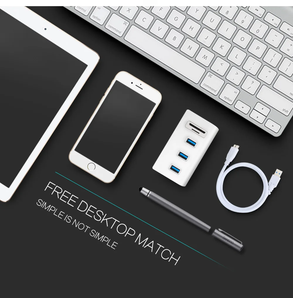 Rocketek Мульти usb 3,0 концентратор 3 порта адаптер сплиттер интерфейс питания SD/TF кард-ридер для MacBook Air компьютер Ноутбук аксессуары