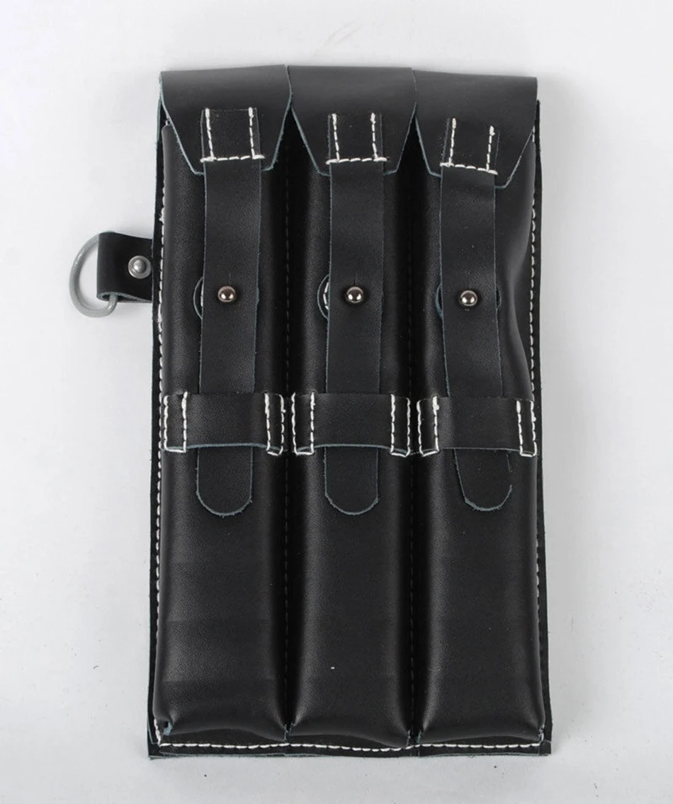 Немецкий MP40 MP38 кожаный чехол для боеприпасов Второй мировой войны 2 черный|german