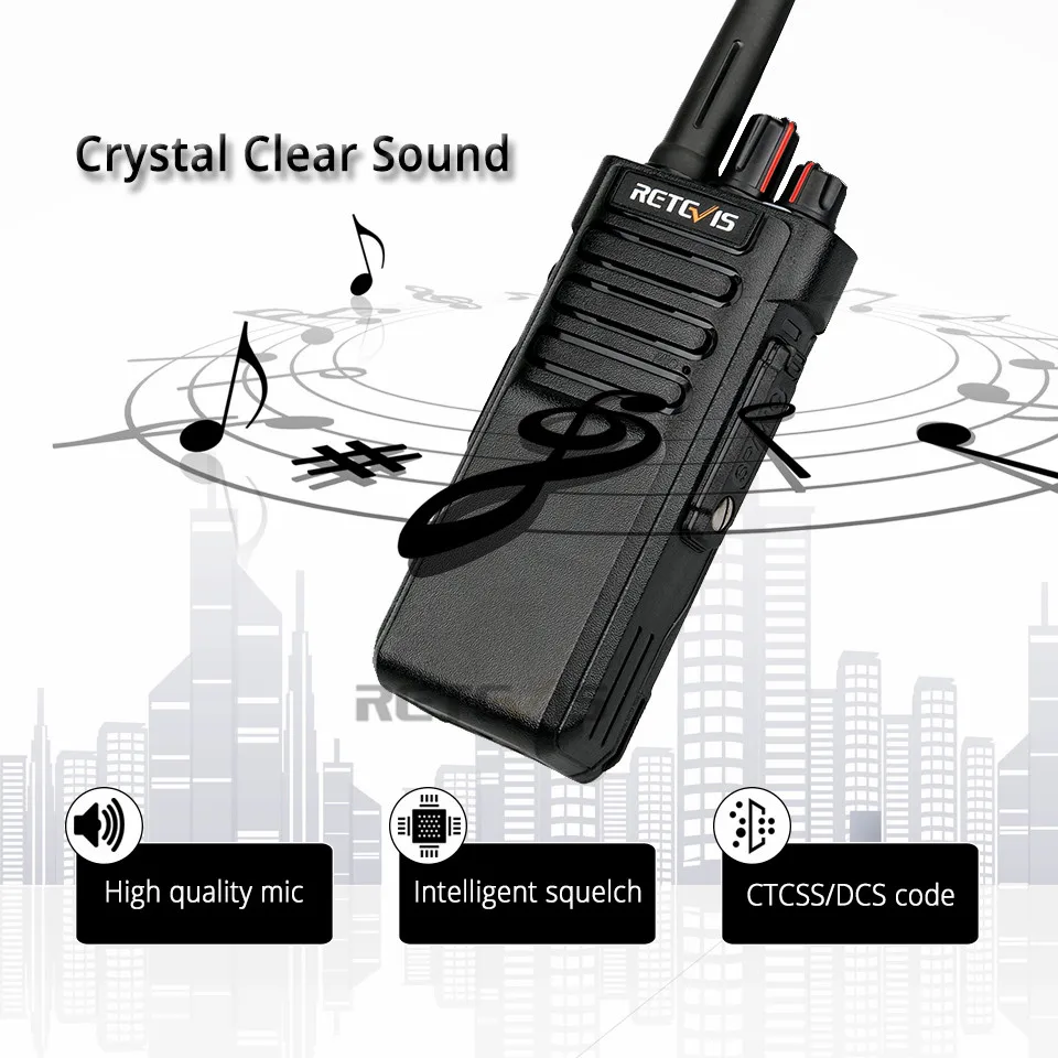 IP67 водонепроницаемая рация RETEVIS RT29 10 Вт UHF(или VHF) VOX профессиональный дальний двухсторонний радиоприемник Comunicador