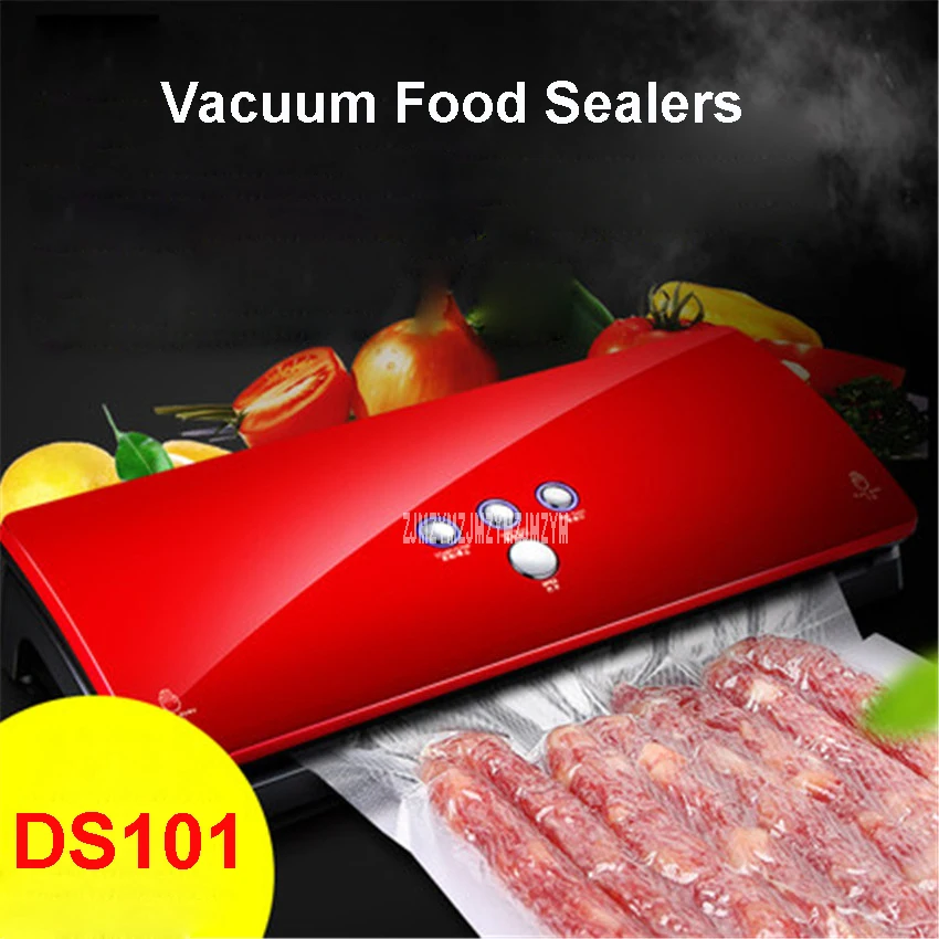 Вакуумный упаковщик для кухни DS101, 100-240 В, пустой, семейный, автоматический, время герметизации 6-10 секунд, вакуумная упаковочная машина, пищевые уплотнители
