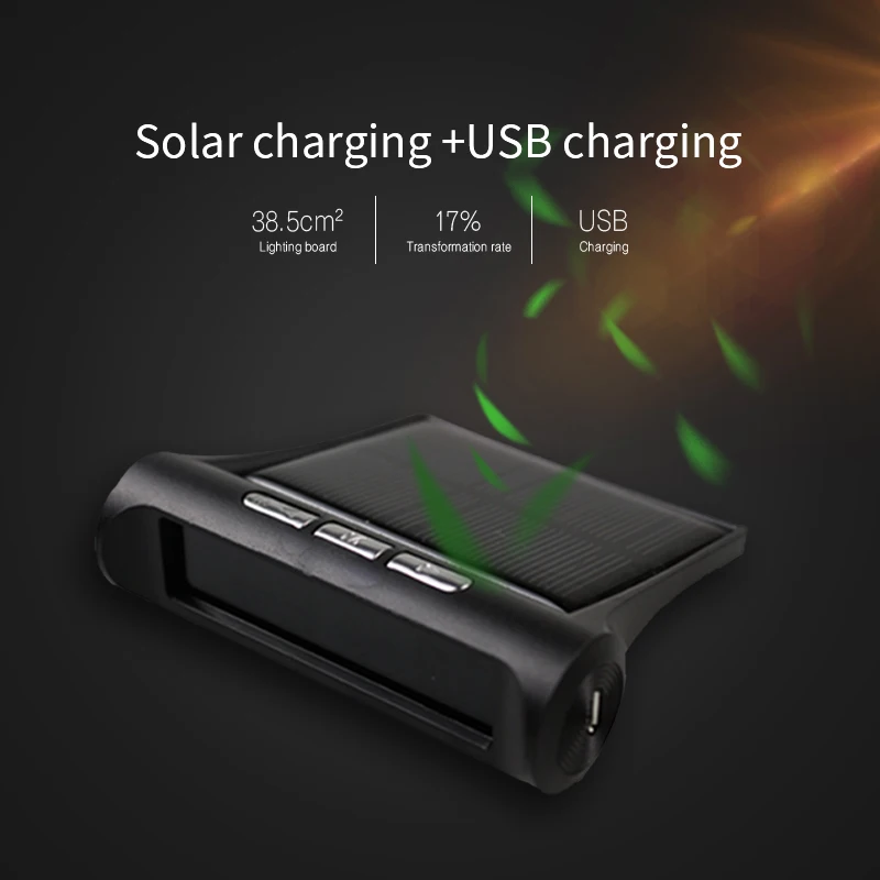 Внешние датчики давления в шинах TPMS на солнечной батарее автоматическая