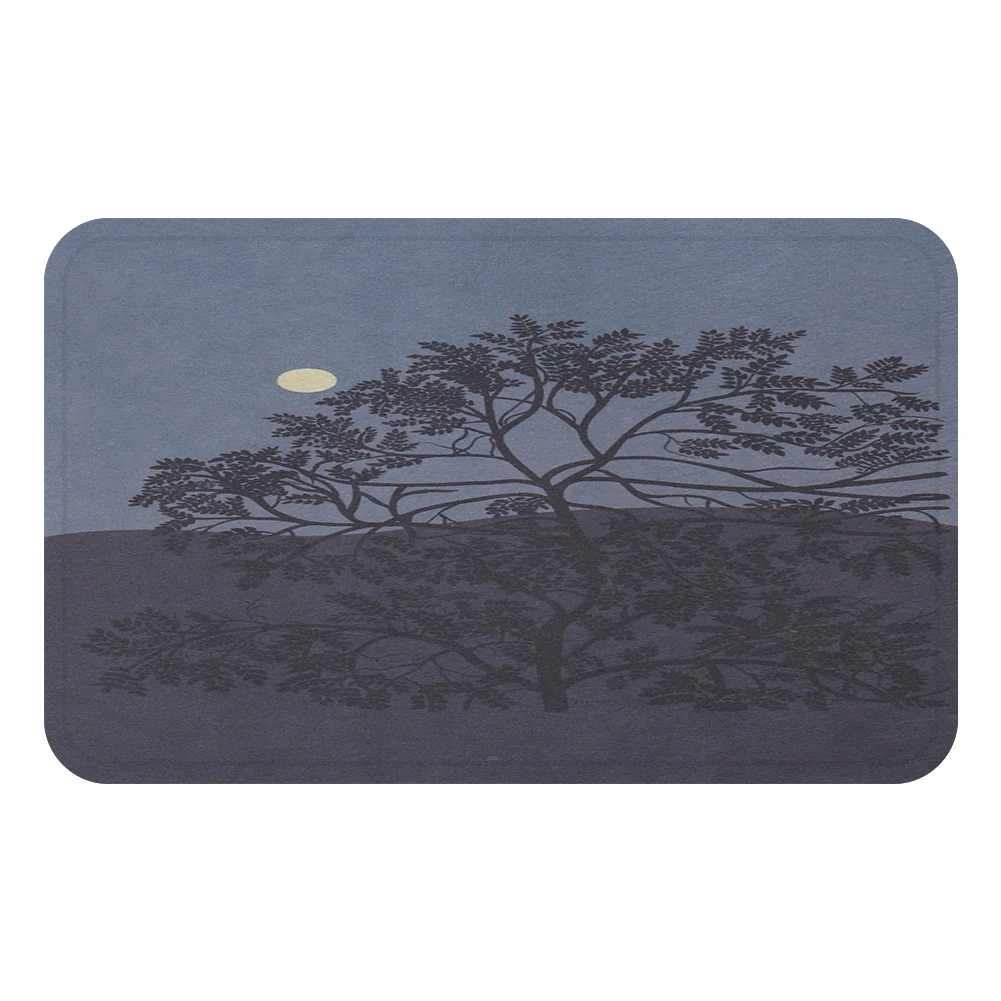 Trees Leaves Flowers Pattern Cool Mat Bath Carpet Decorative Anti-Slip Mats Room Car Floor Bar Rugs Door Home Decor Gift | Дом и сад