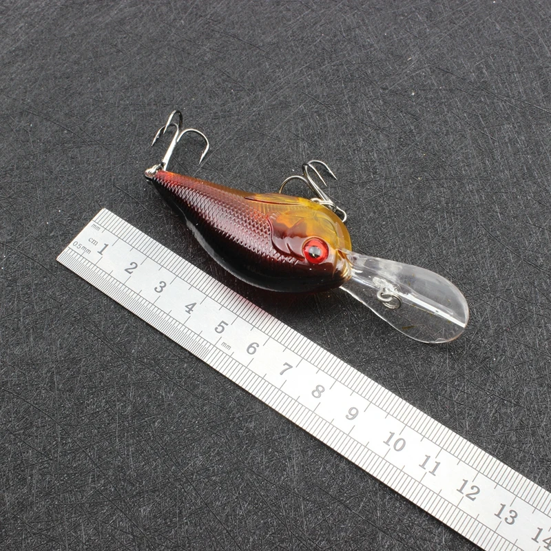 1 шт. Minnow приманки для ловли рыбы 5 цветов Size100mm 10g жесткие бас 3D глаза
