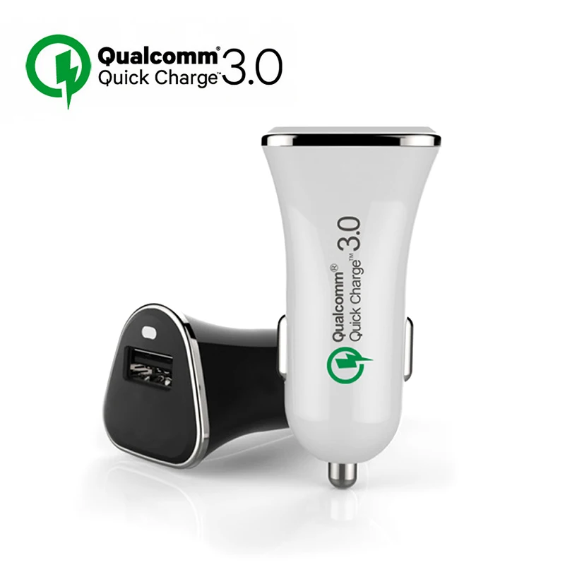 Szzafy автомобиля Зарядное устройство Quick Charge 3.0 сертифицирован смарт ic 18 Вт QC3.0 QC2.0