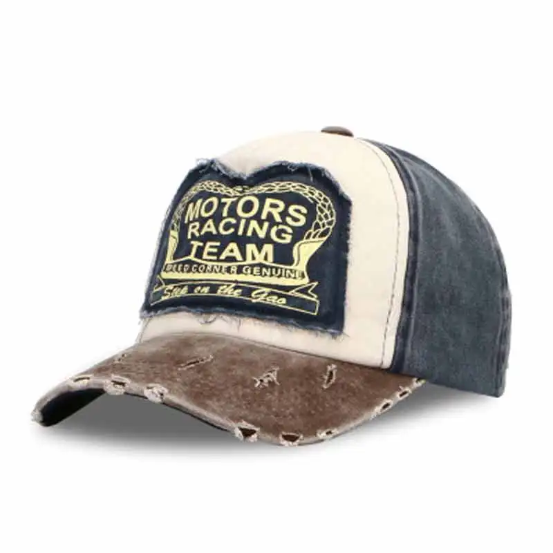 Мужская бейсбольная Кепка Snapback хлопковая Классическая для мотогонок модель GP
