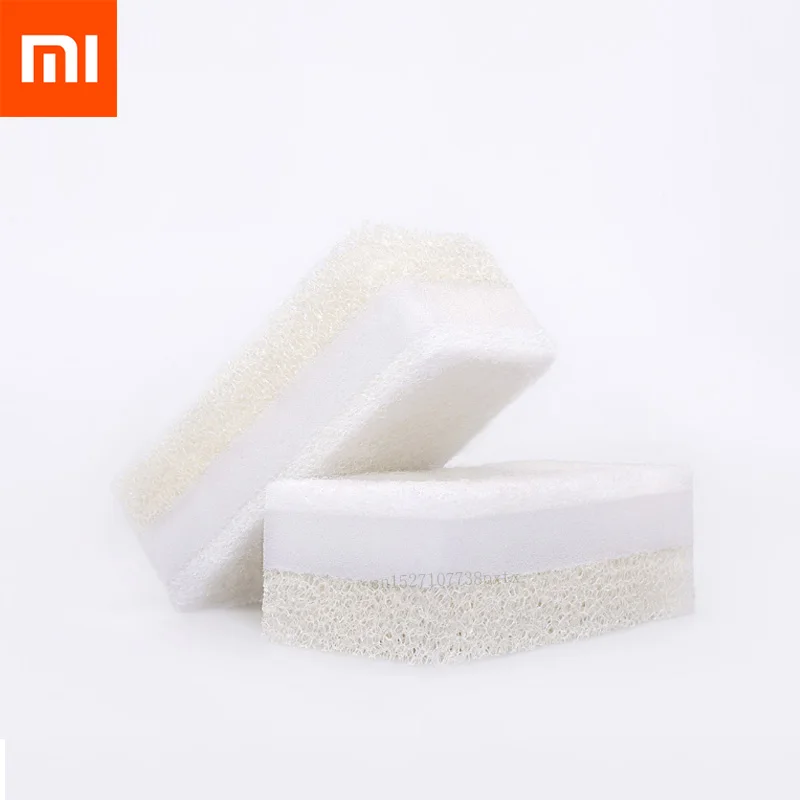 Xiaomi JieZhi трехслойная композитная щетка для мытья посуды кухонные губки бытовые чистящие экологически чистые губки 6 шт