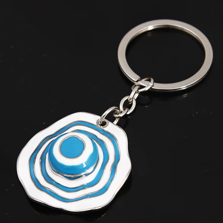 

hat keychain cute key ring for women creative keychain key holder bag charm portachiavi chaveiro llaveros mujer