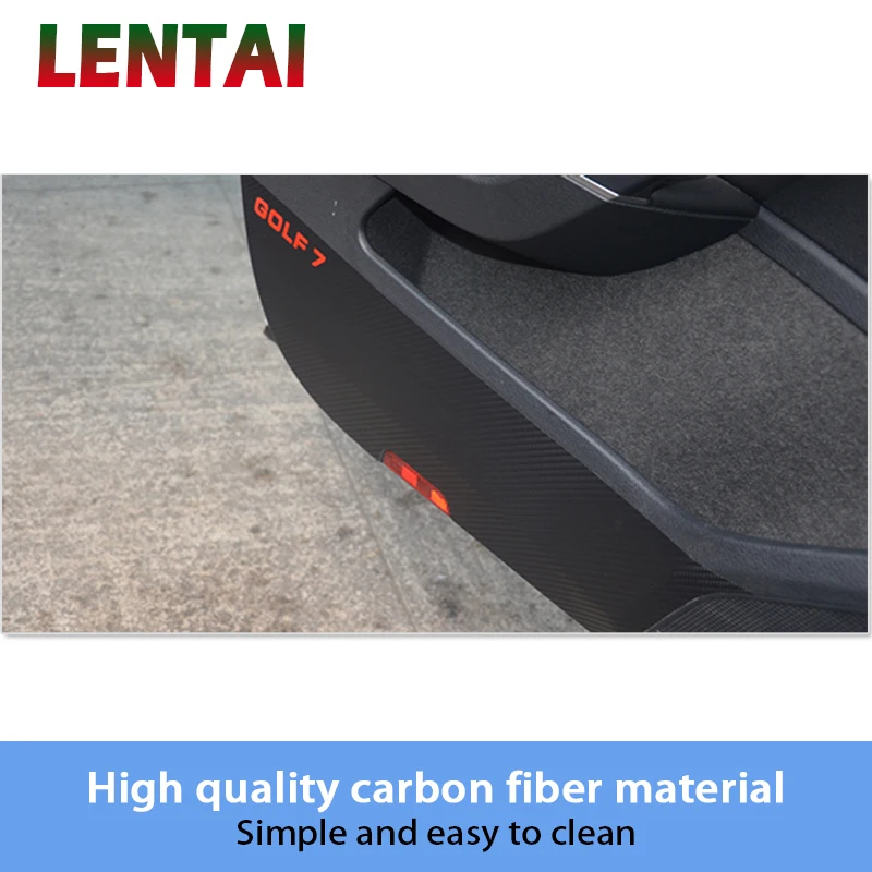 Защитные коврики LENTAI для автомобильных дверей наклейки Volkswagen VW Tiguan Polo Golf 7 MK7 Jetta 6