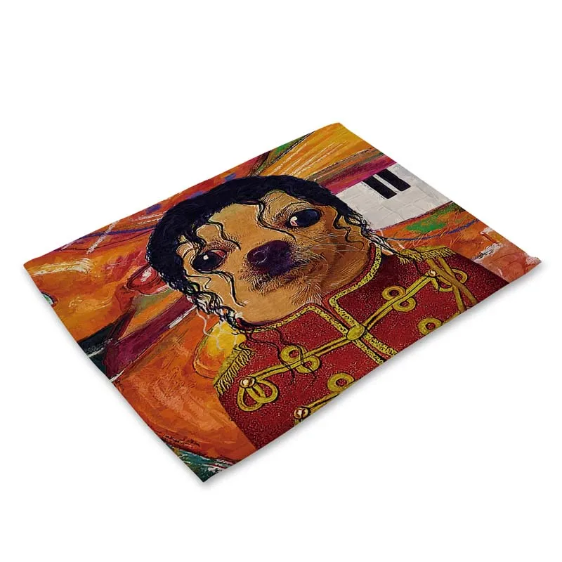 Творческий 3D животный принт свадьбы Ресторан ужин жаккардовая Скатерти столовых