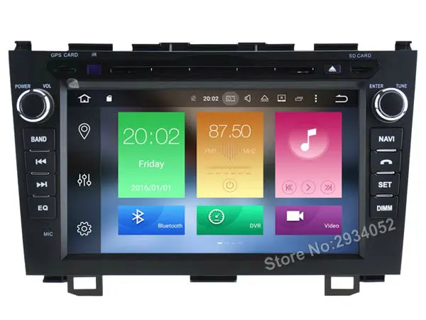 Для HONDA CRV 2006-2011 Android 8 0 автомобильный dvd-плеер Восьмиядерный (8 ядер) 4G RAM 1080P 32GB ROM gps
