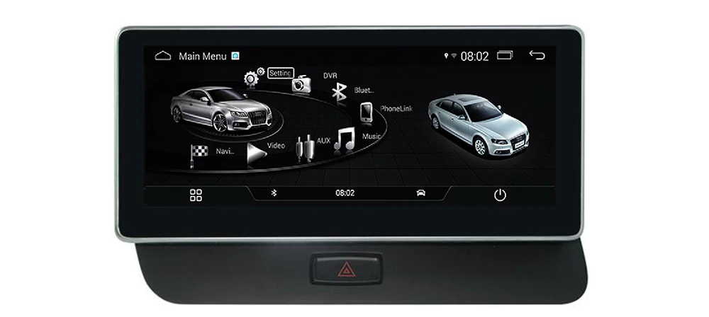 Для Audi Q5 8R 2008~ MMI навигационный мультимедийный плеер Android автомобильный с радио, GPS, wifi BT аудио-видео-система wifi карта HD экран