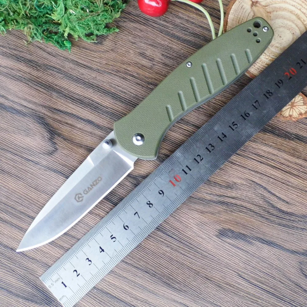 Жар-Ganzo G738 440C лезвие G10 ручка для повседневного использования, складной нож для выживания, инструмент для кемпинга, карманный нож для охоты Тактический уличный инструмент edc