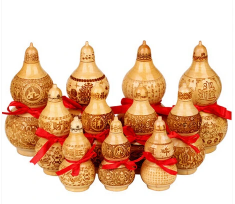 SCY 331+++Natural wood hyacinth ornaments Zhaocai gourd | Дом и сад